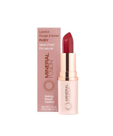 Mineral Fusion Lipstick, Ruby, .14 Ounce