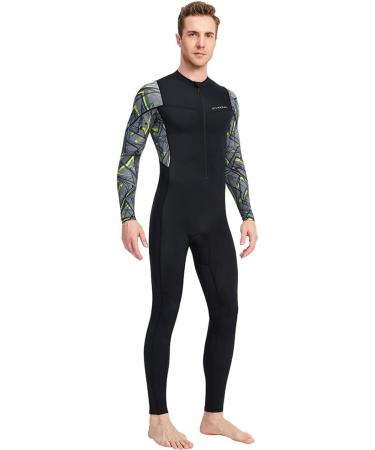 Dive Skin Full Body Swimsuit Rash Guard Wetsuit | Quick Dry UV Protection | Men Black 3X-Large - Buy Online on GoSupps.com