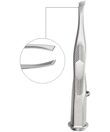 Eyebrow Hair Removal LED Eyebrow Tweezer Portable Stainless Steel Eyebrow Clip with Light Makeup Tools - Buy Online on GoSupps.com