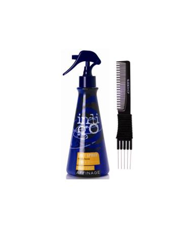 yper Affinage Indigo Salt Spray Volumising Texturizer (8.5 oz) with Teasing Comb Pack 1
