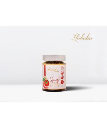 Herbalea Organic Hemp Pesto Chilli 150 g Vegan Organic - Buy Online on GoSupps.com
