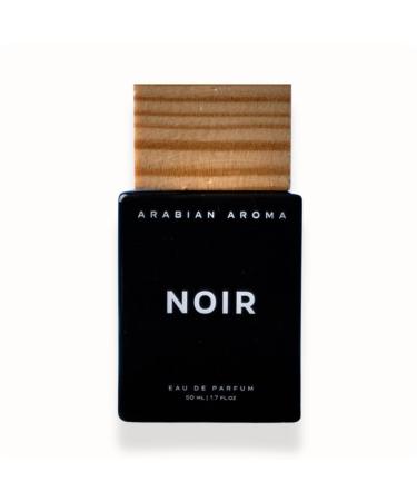 DJ Perfume Noir Perfume for Men Premium Luxury and Long Lasting Fragrance with Amber Rose Saffron and Leather Extrait De Perfume.