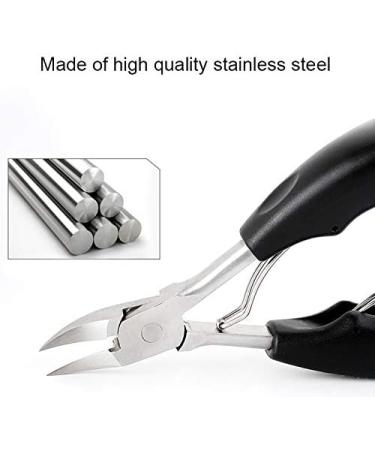 PSGS Newly Heavy Thick Toe Nail Clippers Pliers Pedicure Steel Professional Toe Nail Clippers for Thick Nail Or Ingrown Toenail (Color : Black) - Buy Online on GoSupps.com