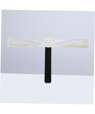 Hemoton 1pc Eyebrow Stencil Eyebrow Ruler Stencil Eyebrow Drawing Tool Positioning Ruler Stainless Steel Size 1 As Shown - Buy Online on GoSupps.com