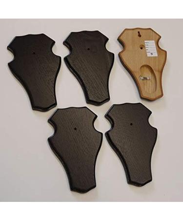 5-Piece REH Buck Sign Trophy Set with Pine Compartment | Dark Oak | 21x13 cm - Perfect for International Shipping - Buy Online on GoSupps.com