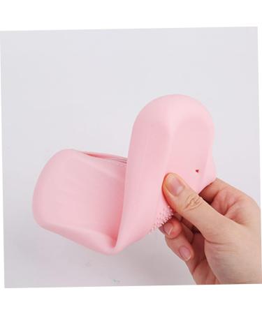 Angoily Silicone Storage Bag Makeup Brush Silicone Cosmetic Brush Bag Cosmetic Brush Holder Foundations Pouch Zip Lock Organizer Small at Home Pink Travel Silica Gel Toolkit - Buy Online on GoSupps.com