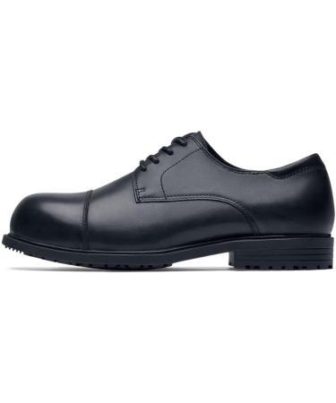 Shoes for Crews Senator Men's Slip Resistant Work Dress Shoes 10.5 Black - Water & Food Service Resistant - Buy Online on GoSupps.com