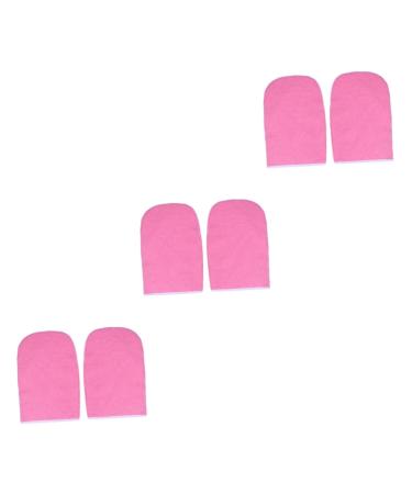 minkissy Warming Gloves 3 Pairs Hand Treatment Mitts Hand Spa Cover Insulated Gloves Paraffin Wax Gloves Bath Treatment Mitt Boots Pink Care Warm Gloves