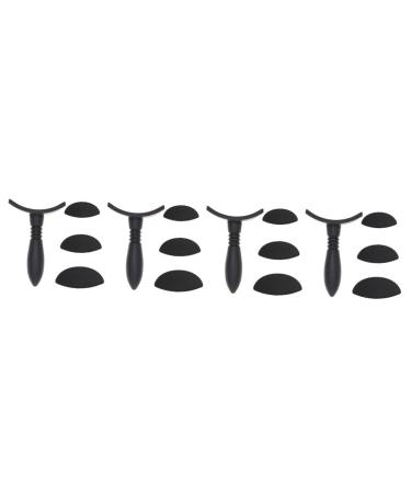 FOMIYES 4 Sets Eye Shadow Stamp Lazy Eyeshadow Lazy Eyes Makeup Tool Useul Eyeshadow Stamp Make up The Lazy 1 count (Pack of 1) Blackx4pcs