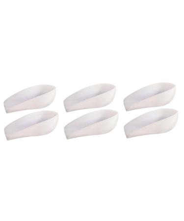 NOLITOY 3 Pairs Shoe Lift Inserts Height Incresing Insole Height Increase Insole Insoles to Make You Taller Translucent Height Increasing Insoles Shoes Men and Women Heel White Elevator