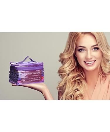 42-Pack Bendy Rollers Durable Foam Curler Roller Set Hair Bendy Curlers Tool DIY Salon Hair Styling Curling Sticks with Case - Buy Online on GoSupps.com