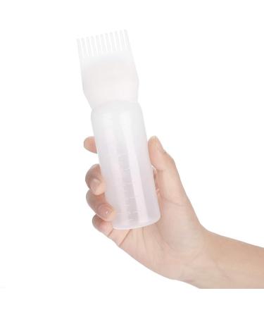 3 Colors Hair Dyeing Bottle Brush 160Ml Easy Use Applicator Bottle For Hair Dye With Scale Suit For Professional Hair Coloring Dye Hair Oiling Care Hair Bleach Home Diy Use(White) - Buy Online on GoSupps.com