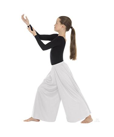 Eurotard Child Palazzo Pants Small-Medium White