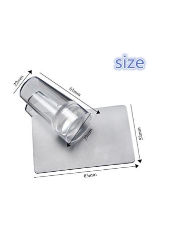 Babysbreath17 Nail Art Stamping Kit - Transparent Stamper & Scraper for Effortless Nail Designs - Compatible with All Image Formats - Buy Online on GoSupps.com