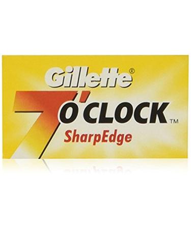 100 7 O'clock SharpEdge Platinum DE Razor Blades - Long-lasting, Premium Quality (200+ Shaves) - Buy Online on GoSupps.com