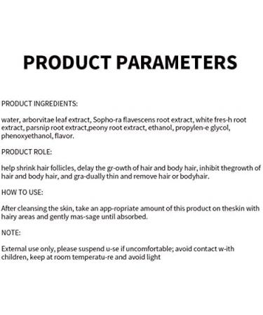 Hair Inhibitor Inhibiting Hair Growth Spray Hair Growth Inhibitor Non-Irritating Hair Loss Inhibitor for Body and Face Arms Armpits Male and Female Legs(20ml) - Buy Online on GoSupps.com
