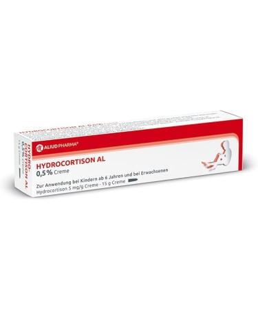 Aliud Pharma Hydrocortisone AL 0.5% Cream 15g - Effective Relief for Inflammatory and Allergic Skin Reactions - International Shipping - Buy Online on GoSupps.com