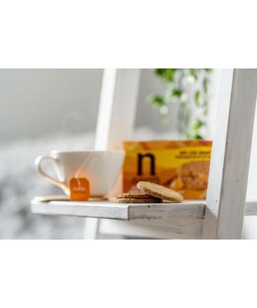 Nairn s Stem Ginger Oat Cookies | Made with Wholegrain Oats | High Fibre | Plant-Based | Vegan & Non-GMO | No Artificial Colours Flavours or Preservatives | 200g (4-Pack) - Buy Online on GoSupps.com