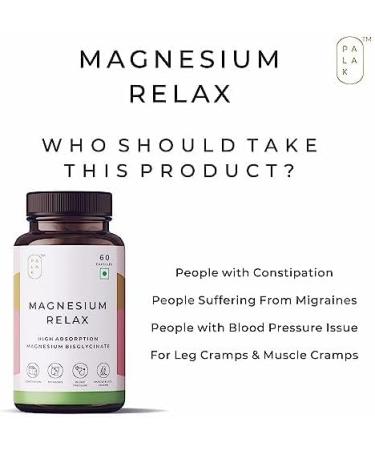 Relax with Magnesium: Bisglycinate, Oxide, Vitamin B5 | 60 Capsules - Buy Online on GoSupps.com