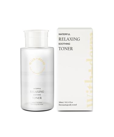 Waterful Relaxing Soothing Toner 300ml - Soothing Toner for Sensitive Dry and Rough Skin - Relaxes Skin - Korean Skin Care - Safe Gentle and Dermatologically Tested - Made in Korea