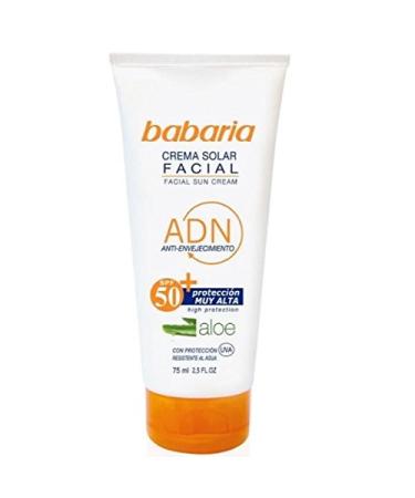 babaria anti-wrinkle facial sun cream SPF 50 75 ml