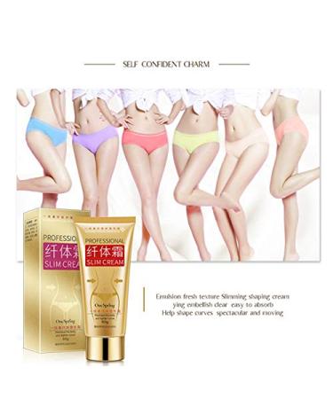 Professional Body Massage Cream - Natural Cellulite Slimming & Firming Cream for Waist Belly & Buttocks - Fast Fat Burning Formula for Men & Women (60ml) - Buy Online on GoSupps.com