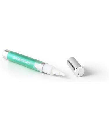 Smileactives Teeth Whitening Pen - Fast Tooth Whitener Stain Remover & Precision Brush Tip - Dental Quality Gel in Spearmint - Travel Friendly 0.11 fl oz - Buy Online on GoSupps.com