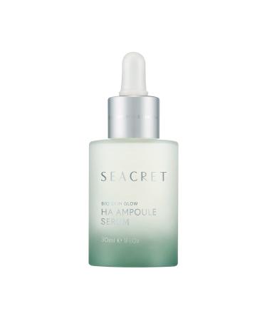 SEACRET Face Serum - Bio Skin Glow Hyaluronic Acid Ampoule Serum for Face 1 Fl.Oz 30ml