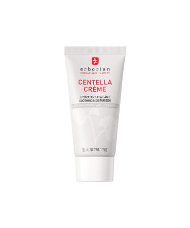 Erborian Centella Cream with Centella Asiatica and hyaluronic acid - Soothing Moisturizer - Korean Skincare - Anti-rednesses 50 ml