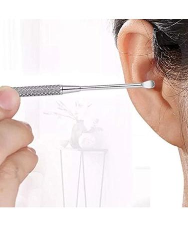 8pcs Stainless Steel Ear Wax Pickers - Ear Wax Removal Curette & Cleaning Tools - Buy Online on GoSupps.com