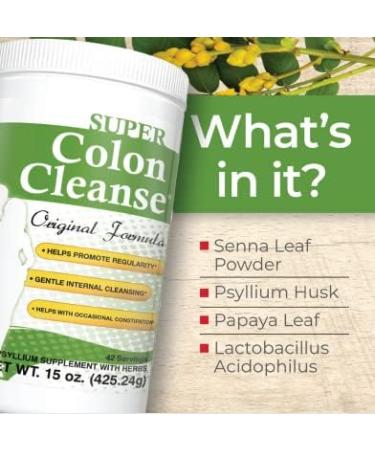 Health Plus Super Colon Cleanse Original Formula 15 Oz Powder - 42 Servings - Buy Online on GoSupps.com