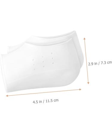 Buy NOLITOY 4 Pairs Height Increasing Insoles - Silicone Gel Heel Protectors for Men & Women | Optimal Comfort & Support | International Shipping Available - Buy Online on GoSupps.com