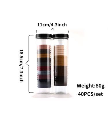 40 Pack Hair Bands for Women - No Damage Hair Ties for Ponytails - Hair Styling Accessories for Girls - Travel Essentials - Buy Online on GoSupps.com