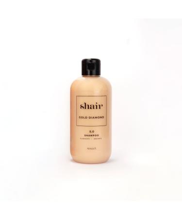 Magi Professional Shair Gold Diamond Shampoo: UVB filter protection against the sun's rays. Ideal for frequent washing SLS-free suitable for children. 250 ml