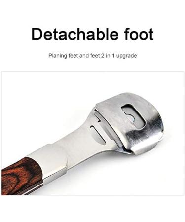 Foot Care Pedicure Callus Shaver with Wood Handle Professional-Skin Remover Kit for Removing Hard Cracked Dead Skin Cells for Women Men and Family - Buy Online on GoSupps.com