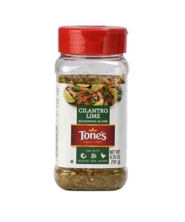 Tone's Cilantro Lime Seasoning 6.75 oz. (pack of 3) A1
