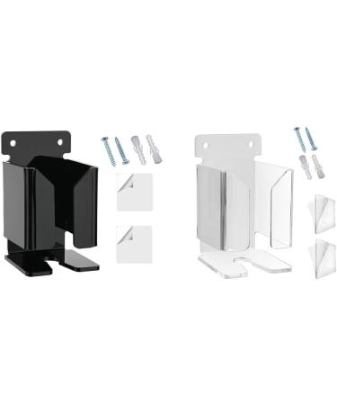 Allayu Razor Holder - Space-Saving Acrylic Razor Accessories | Durable & Exquisite Black Design for Organized Grooming - Buy Online on GoSupps.com