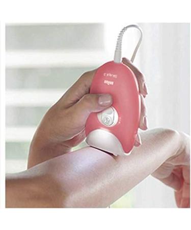 Braun Silk- pil 3 Beauty Set - Epilator for Women | Hair Removal Trimmer and Massage Attachments | Model 3-440 - Flamingo/White - Buy Online on GoSupps.com
