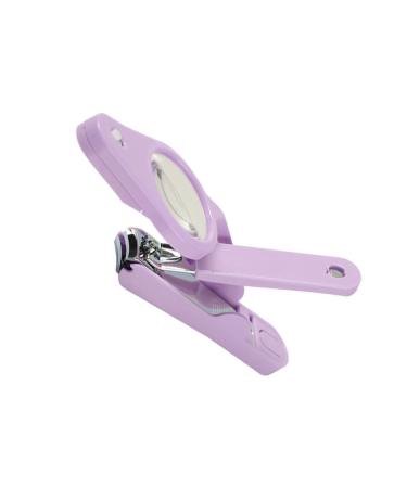minkissy 1pc Nail Clippers Illuminated Nail Clipper Nail Cutters Portable Nail Trimmer for Baby Puppy Nail Trimmers for Men Pet Nail Clipper Child Purple Stainless Steel Large Slicer 15*4.5*1.6cm Purple