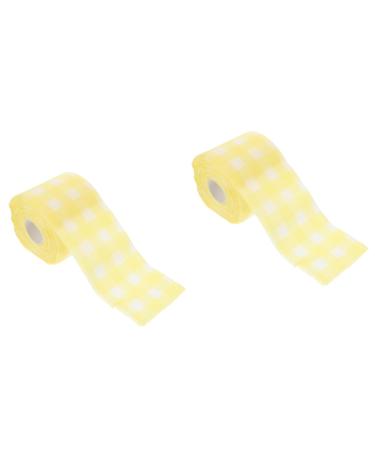 Beaupretty 2 Rolls Beauty Salon U-shaped Pillow Manicure Supplies Make up Remover Wipes Rolled Remover Towel Nail Art Cotton Manicure Wipe Cloth Cotton Wipes for Face Nail Clean Pure Cotton