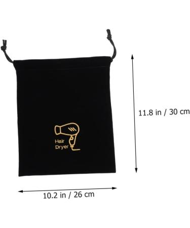 Healifty 5pcs Hair Dryer Storage Bag Black Bags for Gifts Hair Styling Tools Organizer Bag Cloth Bag Shopping - Buy Online on GoSupps.com