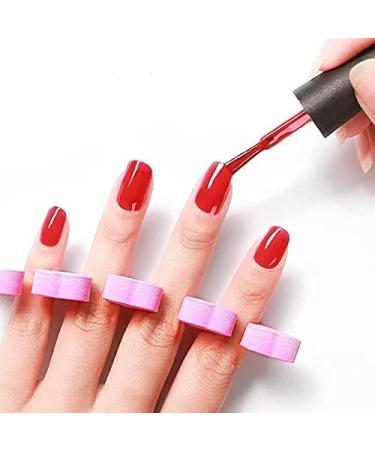 50Pcs Sponge Toe Separator & Foam Finger Spreader Set | Soft Manicure Pedicure Tools for Perfect Nails - Buy Online on GoSupps.com