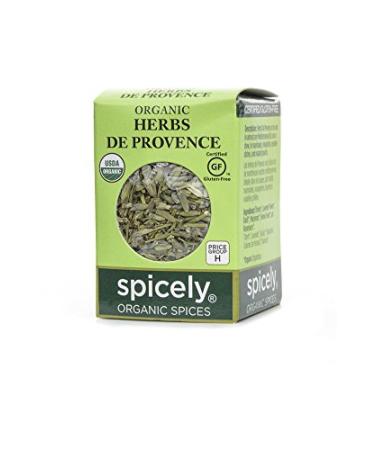 Spicely, Herbs De Provence Organic, 0.1 Ounce