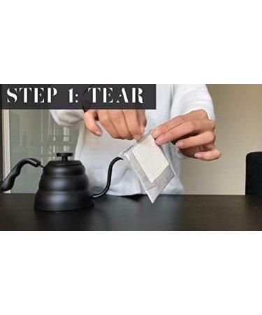 Dezza Coffee Single-Serve Pour Over - Sustainably Sourced Family Owned Premium Indonesian Coffee - Box of 8 | Country (House) Blend Medium Roast - Buy Online on GoSupps.com