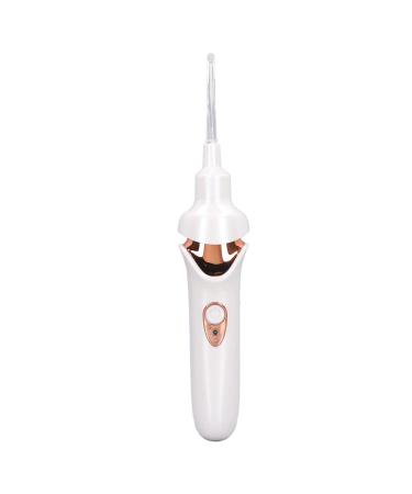 Electric Ear Cleaner | USB Rechargeable LED Ear Wax Remover Vacuum | Low Noise | Daily Ear Care for Kids & Adults | White - Buy Online on GoSupps.com