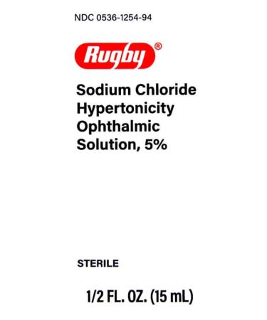 Rugby Sodium Chloride Hypertonicity Ophthalmic Solution 5% - Corneal Edema Relief - 0.5 Fl Oz (2 Pack) - Buy Online on GoSupps.com