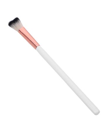 NOLITOY Fish Tail Brush Woman Makeup Brush Brushes for Nose Makeup Blush Brush Makeup Supply Cosmetics Brush Nose Contour Makeup Brush Highlighter Brush Makeup Brush for Nose Contour Brush 18.50X1.00X1.00CM White
