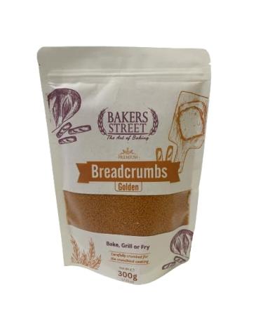 Bakers Street | Golden Breadcrumbs 2X300g Packets (600g) | Pure Golden Breadcrumbs Make Crunchy and Tasty