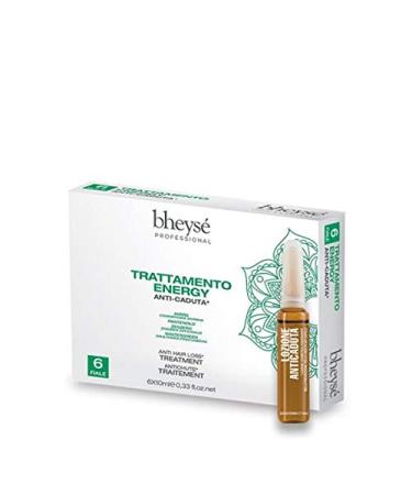Ren e Blanche Anti-hair loss energy treatment 6 x 10ml ampoules BHEYSE' Professional Mirra Panthenol Ginger