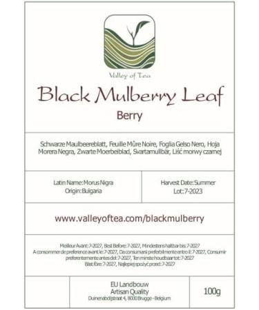 Black Mulberry Leaf Organic Quality - Buy Online on GoSupps.com